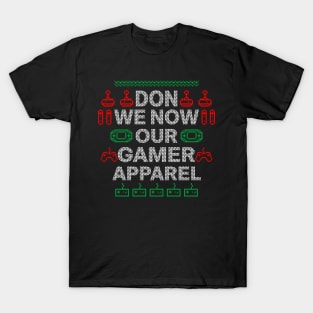 Funny Clever Video Game Ugly Christmas Sweater Winter Sweater For Gamers T-Shirt